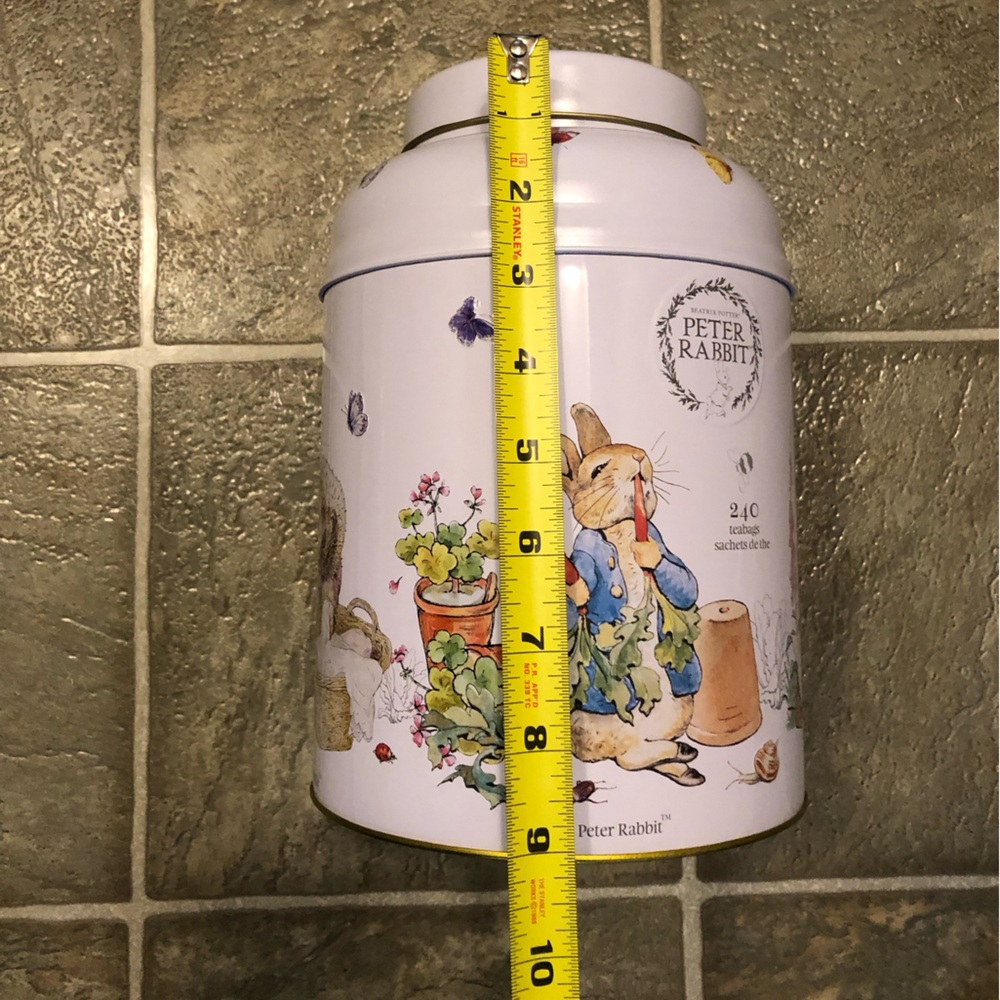 Empty Peter Rabbit Tin Can - Picture 8 of 9